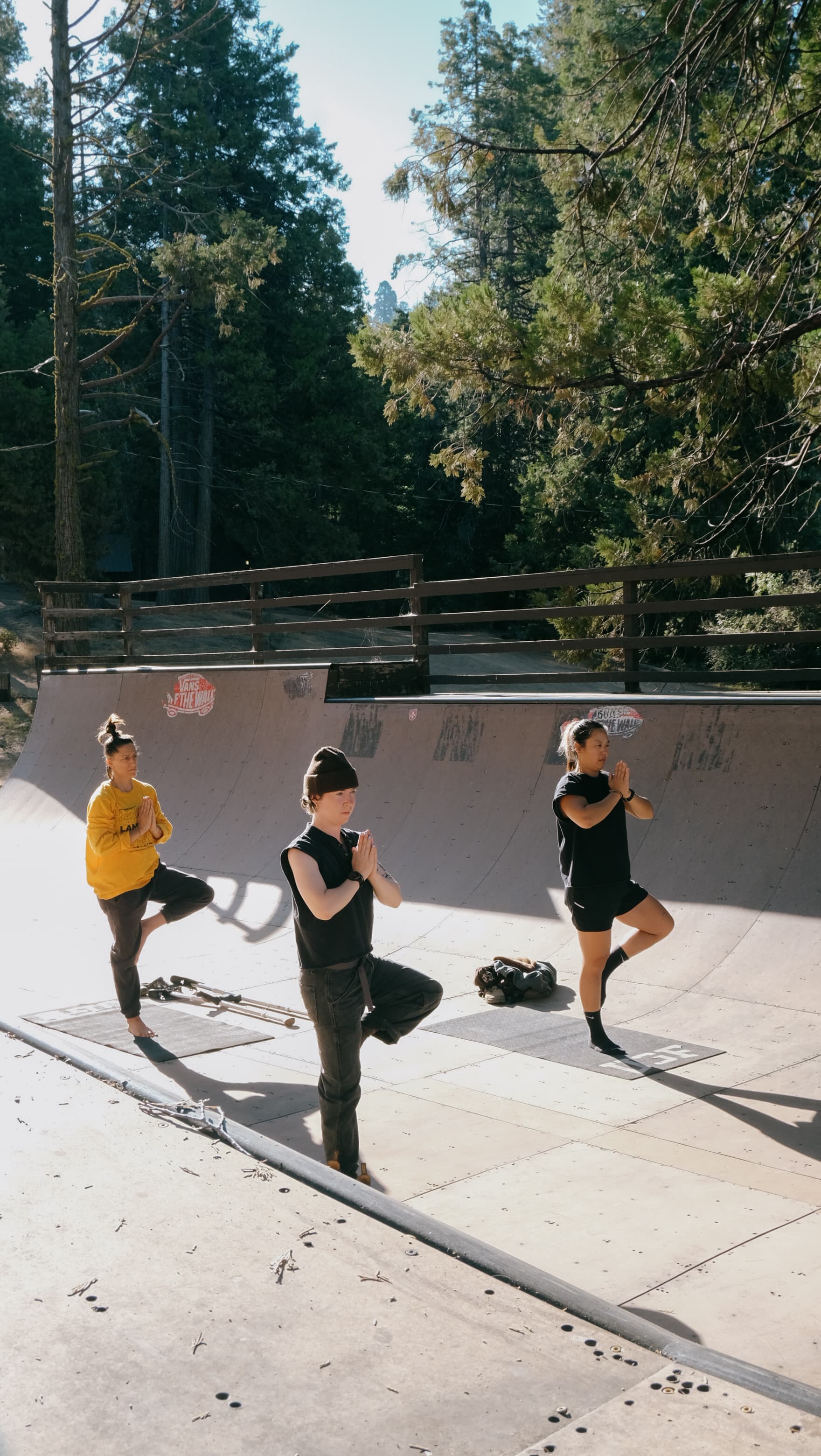 People doing yoga image